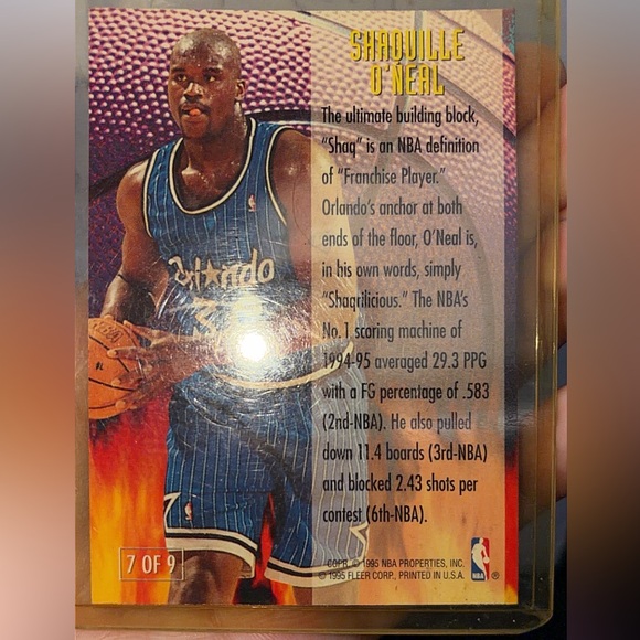 Fleet Future Franchise Other - SHAQ MINT COND Fleet Franchise Card